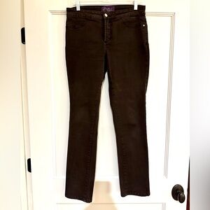 NYDJ Black Wash Skinny Jeans
